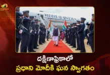 PM Modi Arrives in South Africa To Attend G20 Summit, Receives Warm Welcome at Johannesburg