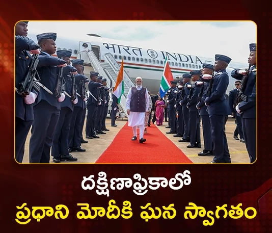 PM Modi Arrives in South Africa To Attend G20 Summit, Receives Warm Welcome at Johannesburg
