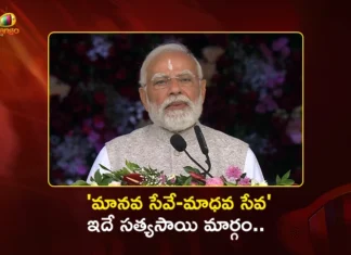 PM Modi Remembers Sathya Sai Baba’s Spiritual Service at Centenary Celebrations in Puttaparthi