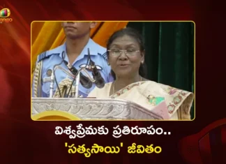 President Droupadi Murmu Attends Centenary Celebration of Sri Sathya Sai Baba