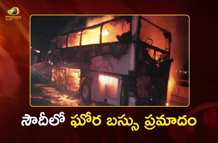 Saudi Bus Crash Umrah Bus Hits Diesel Tanker, 42 Indian Pilgrims Lost Lives Saudi Bus Crash Umrah Bus Hits Diesel Tanker, 42 Indian Pilgrims Lost Lives