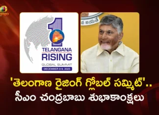 AP CM Chandrababu Naidu Tweets in Support of Telangana Rising Global Summit