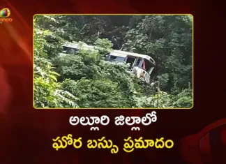 Alluri District Bus Skids into Gorge, 10 Passengers Lost Lives and 20 Injured
