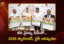 CM Chandrababu Naidu Unveils AP Assembly 2026 Table Calendar and Diary
