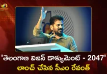 ‘తెలంగాణ విజన్ డాక్యుమెంట్ – 2047’ లాంచ్ చేసిన సీఎం రేవంత్ రెడ్డి CM Revanth Reddy Unveils Telangana Rising Vision 2047 to Eliminate Poverty and Discrimination
