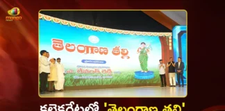 CM Revanth Reddy Unveils Telangana Thalli Statues in 33 Collectorates Virtually