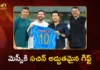 GOAT India Tour Sachin Tendulkar Gifts Lionel Messi 2011 World Cup Jersey