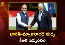 India-New Zealand Conclude Historic FTA Negotiations, Lower Tariffs on 95% of Kiwi Goods