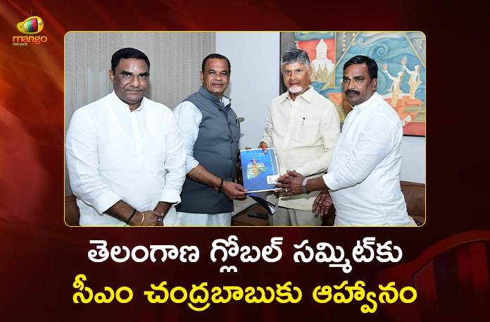 Minister Komatireddy Venkat Reddy Meets AP CM Chandrababu To Invite For Telangana Global Summit Minister Komatireddy Venkat Reddy Meets AP CM Chandrababu To Invite For Telangana Global Summit