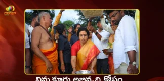 Nara Bhuvaneswari Launches Several Developmental Works at Nimmakuru Today