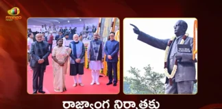 President Murmu, PM Modi, VP Radhakrishnan Pay Floral Tributes to Dr. BR Ambedkar at Parliament