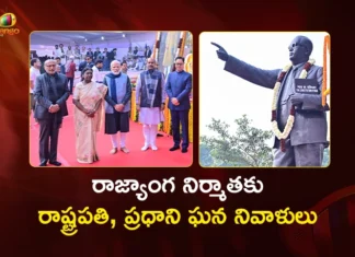 President Murmu, PM Modi, VP Radhakrishnan Pay Floral Tributes to Dr. BR Ambedkar at Parliament