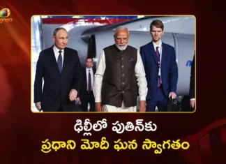 Putin India Visit PM Modi Extends Grand Welcome to Russian President in Delhi