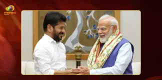 Telangana CM Revanth Reddy Meets PM Modi To Invite Telangana Rising Global Summit