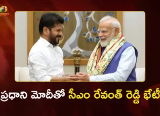 Telangana CM Revanth Reddy Meets PM Modi To Invite Telangana Rising Global Summit