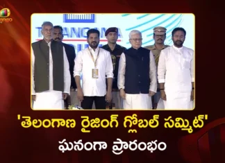 Telangana Rising Global Summit Governor Jishnu Dev Varma Launches Event With CM Revanth Reddy