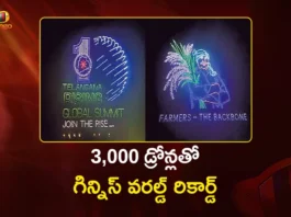 Telangana Rising Global Summit Historic Drone Show Sets Guinness Record