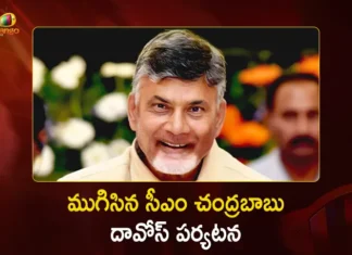 CM Chandrababu Concludes Davos Tour After Meets Tata Group Chairman