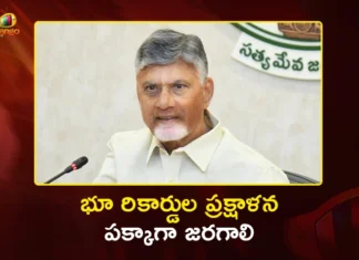 CM Chandrababu Naidu Serious Review Over Errors in Re-Survey and Land Passbooks