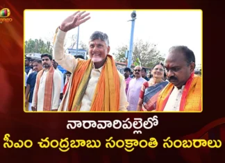 CM Chandrababu Visits Native Village Naravaripalle To Celebrate Sankranti Festival With Family