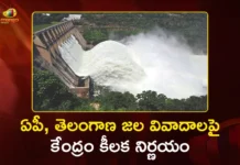 Centre Forms High-Level Committee to Resolve AP-Telangana River Water Disputes
