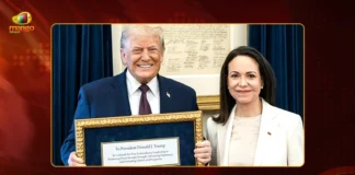 Donald Trump Receives Nobel Peace Prize From Venezuela Opposition Leader Maria Corina Machado