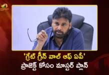 Dy CM Pawan Kalyan Reviews Great Green Wall of AP Project To Protect 1,034 KM Coastline