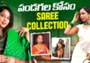 Festive Saree Collection by Vlogger Santhi ,Trending Blouse Designs & Styling Tips