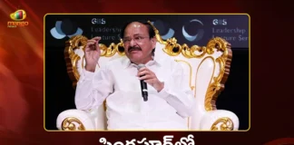 Former VP Venkaiah Naidu Felicitated by Singapore Telugu Community