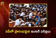 AP Intermediate Exams 2026 Begins Today, 10.57 Lakh Students Appear in 1537 Centres