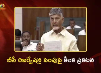 CM Chandrababu Announces, Will Increase BC Quota Before Local Body Polls