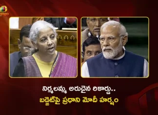 Finance Minister Nirmala Sitharaman Presented Union Budget For Record 9th Time, PM Modi Hails