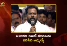 MLA Arava Sreedhar Appears Before Janasena Disciplinary Committee, Statement Recorded
