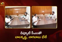MLA Nandamuri Balakrishna and MLC Naga Babu Meets Deputy CM Pawan Kalyan in AP Assembly