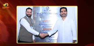 Minister Nara Lokesh Inaugurates Blue Jet Healthcare Pharma Unit in Anakapalli