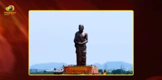 CM Chandrababu Naidu Unveils 58-Foot Bronze Statue of Potti Sriramulu at Amaravati