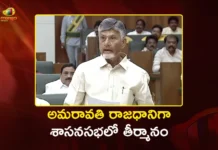 అమరావతికి చట్టబద్దత.. శాసనసభలో తీర్మానం ప్రవేశపెట్టిన సీఎం చంద్రబాబు CM Chandrababu Tables Resolution in Assembly For Amaravati's Legal Status as AP Capital