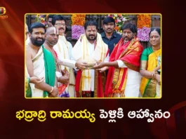 CM Revanth Reddy Invited For Sri Sita Rama Chandra Swamy Kalyanam in Bhadrachalam
