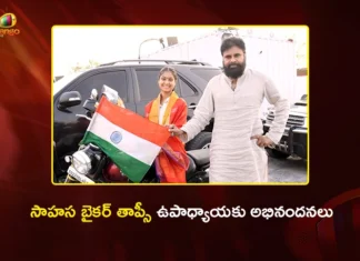 Dy CM Pawan Kalyan Appreciates Taapsi Upadhyay for Her Healthy Bharat Bike Yatra