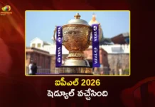 IPL 2026 Schedule Announced, RCB to Face SRH in Season Opener Match on March 28