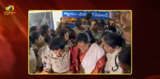 K.Kavitha Begins Indefinite Hunger Strike in Khammam After Police Detention