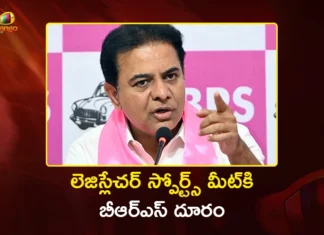 KTR Announces BRS MLAs and MLCs Boycott Telangana Legislature Sports Meet
