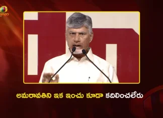 AP CM Chandrababu Says, From Now Onwards Amaravati Can't Be Moved Even an Inch
