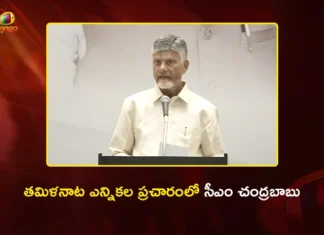 CM Chandrababu Participates Election Campaign on Behalf of the NDA at Coimbatore