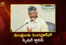 సీఎం చంద్రబాబు కీలక నిర్ణయం.. మంత్రులకు సింగపూర్లో శిక్షణా తరగతులు CM Chandrababu Plans 9-Member Cabinet Team to Singapore For Special Governance Training