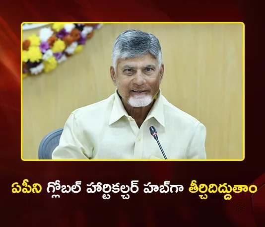 CM Chandrababu Plans to Make AP as Global Horticulture Hub