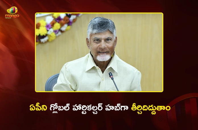 CM Chandrababu Plans to Make AP as Global Horticulture Hub CM Chandrababu Plans to Make AP as Global Horticulture Hub