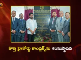 CM Revanth Reddy and CJI Lays Foundation Stone Laid for Telangana High Court Zone-2 Buildings