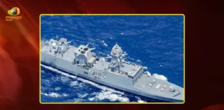 Defence Minister Rajnath Singh Commissioned Advanced Stealth Frigate INS Taragiri in Vizag