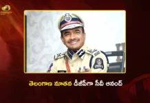 Former Hyderabad CP CV Anand Appointed as the New DGP of Telangana